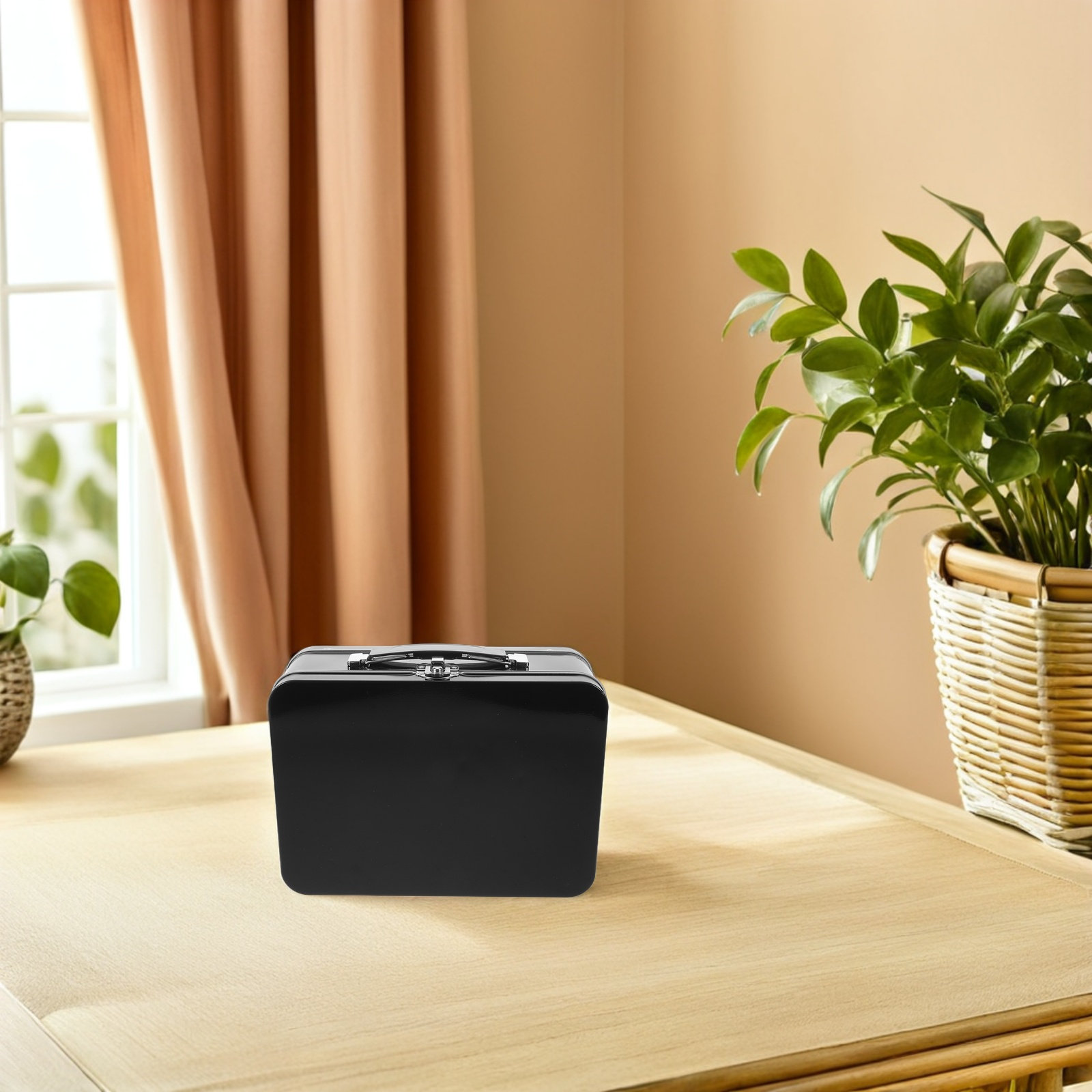 Food Storage Lock Box - Lonchera de hojalata, contenedor de almacenamiento