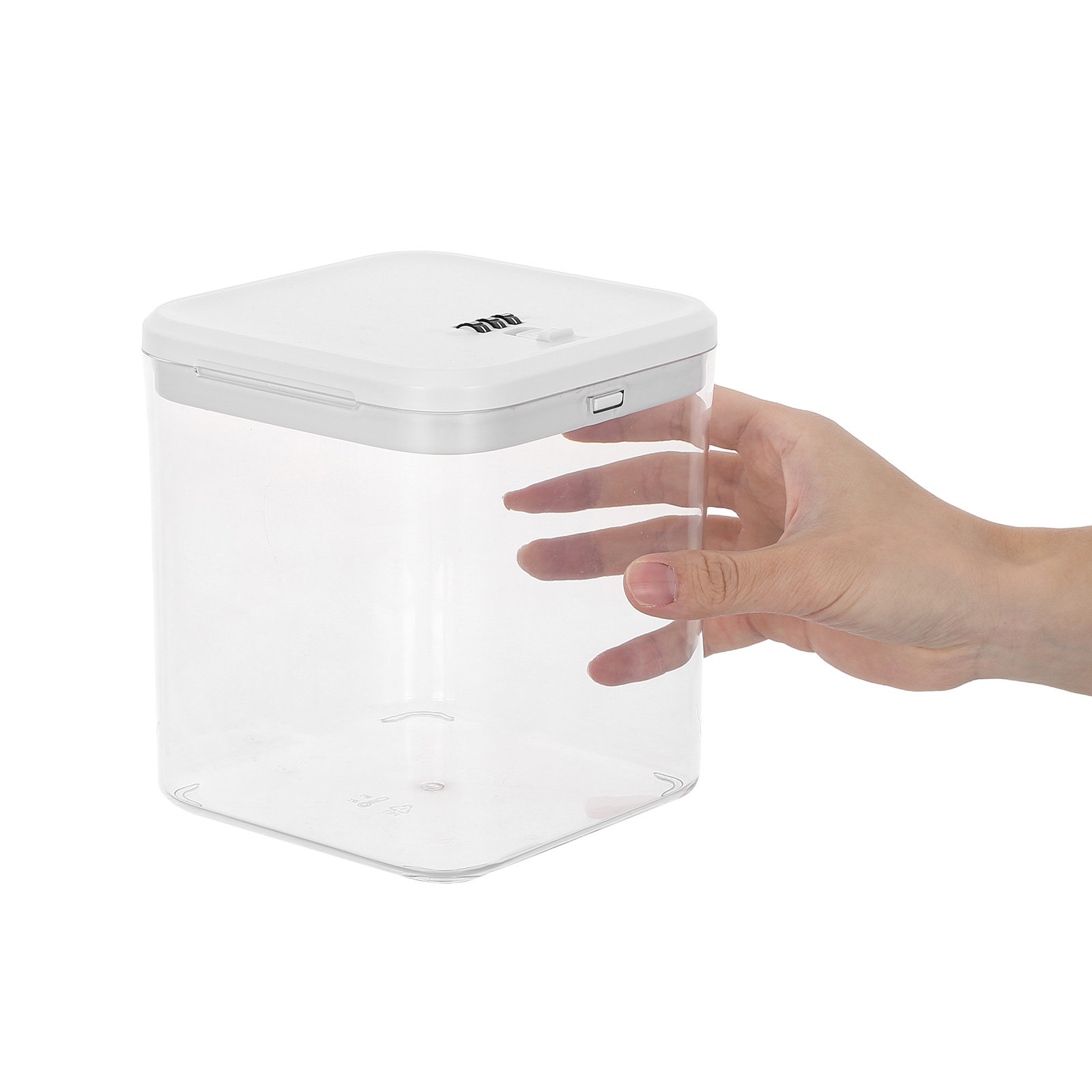 Food Storage Lock Box - Caja de Seguridad Apilable Transparente para