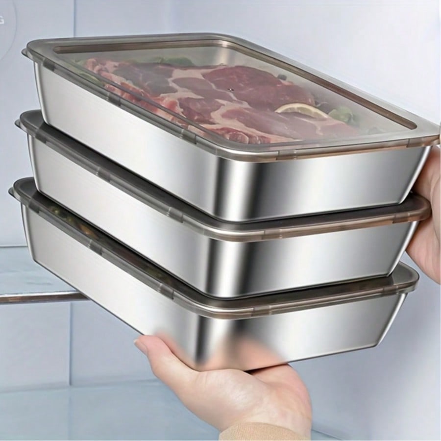 Food Storage Essentials - Juego de 6 recipientes (3 cajas