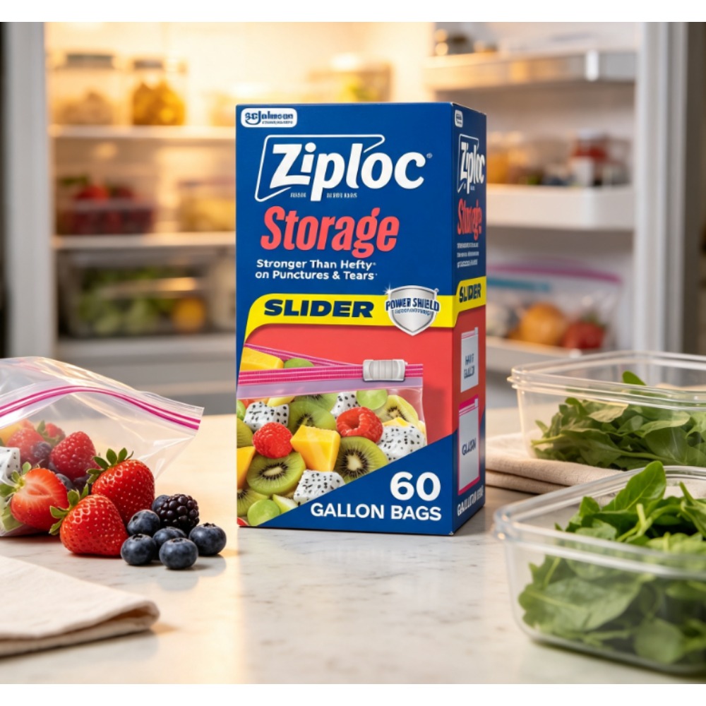 Food Storage Brands - Ziploc ® Bolsas deslizantes para almacenamiento