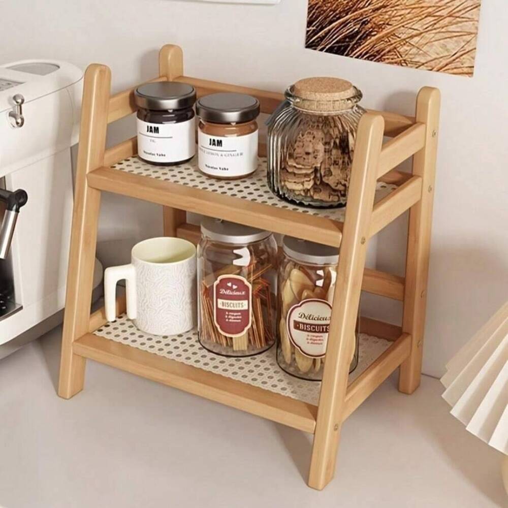 Food Storage Shelving - Estante de almacenamiento de bambú de