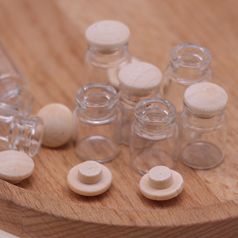 Food Storage Glass - Frascos de vidrio en miniatura para