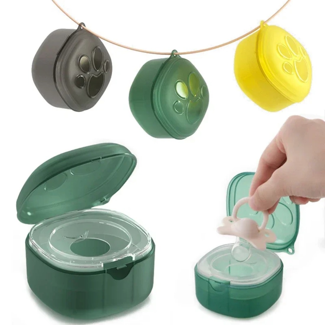 Food Storage For Baby - Caja de chupete de silicona de