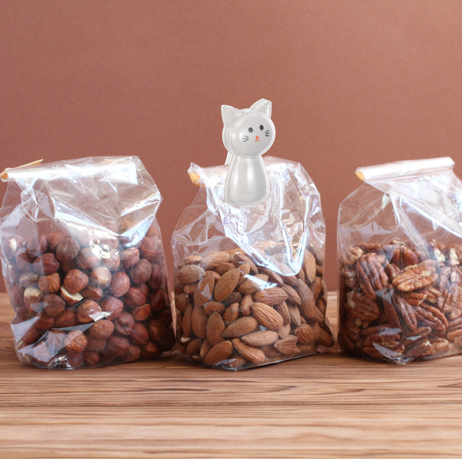 Food Storage In Pantry - 2 Clips Adorables para Bolsas de
