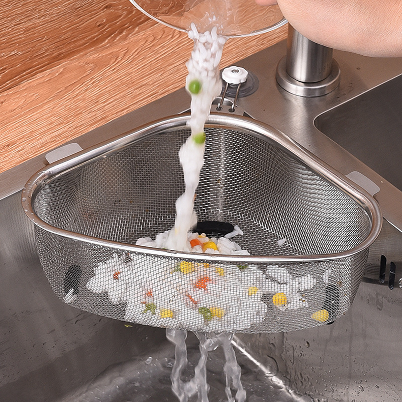 Food Storage Shelving - Escurridor triangular de acero inoxidable para
