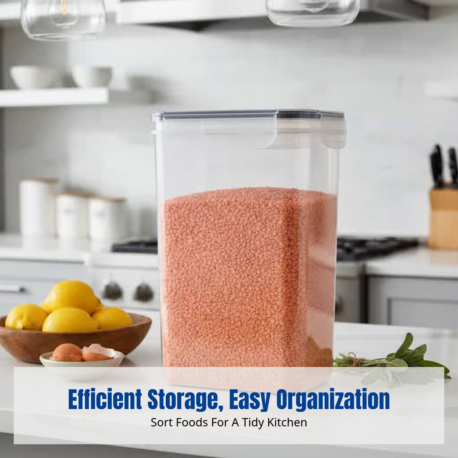Juego de Recipientes Hermético - Food Storage In The Kitchen reseña y precio