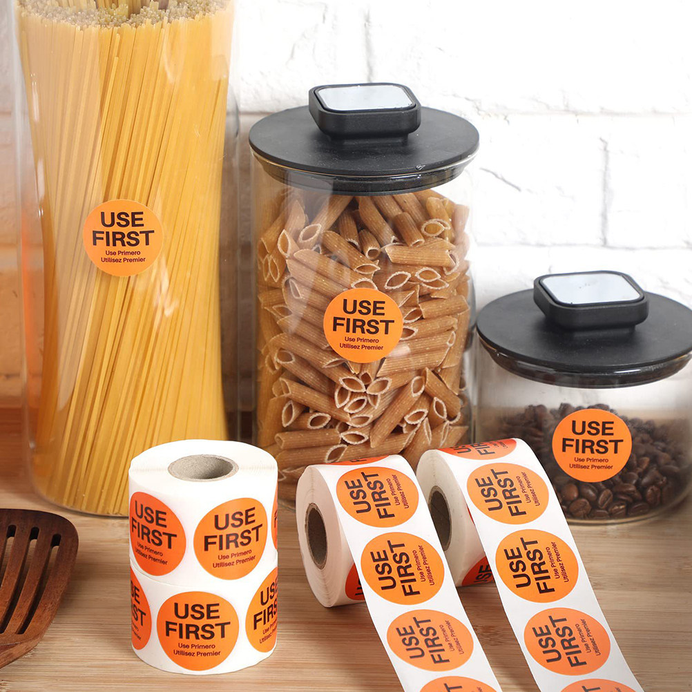 3 Rollos de Etiquetas Autoadhe - Food Storage In Restaurant reseña y precio
