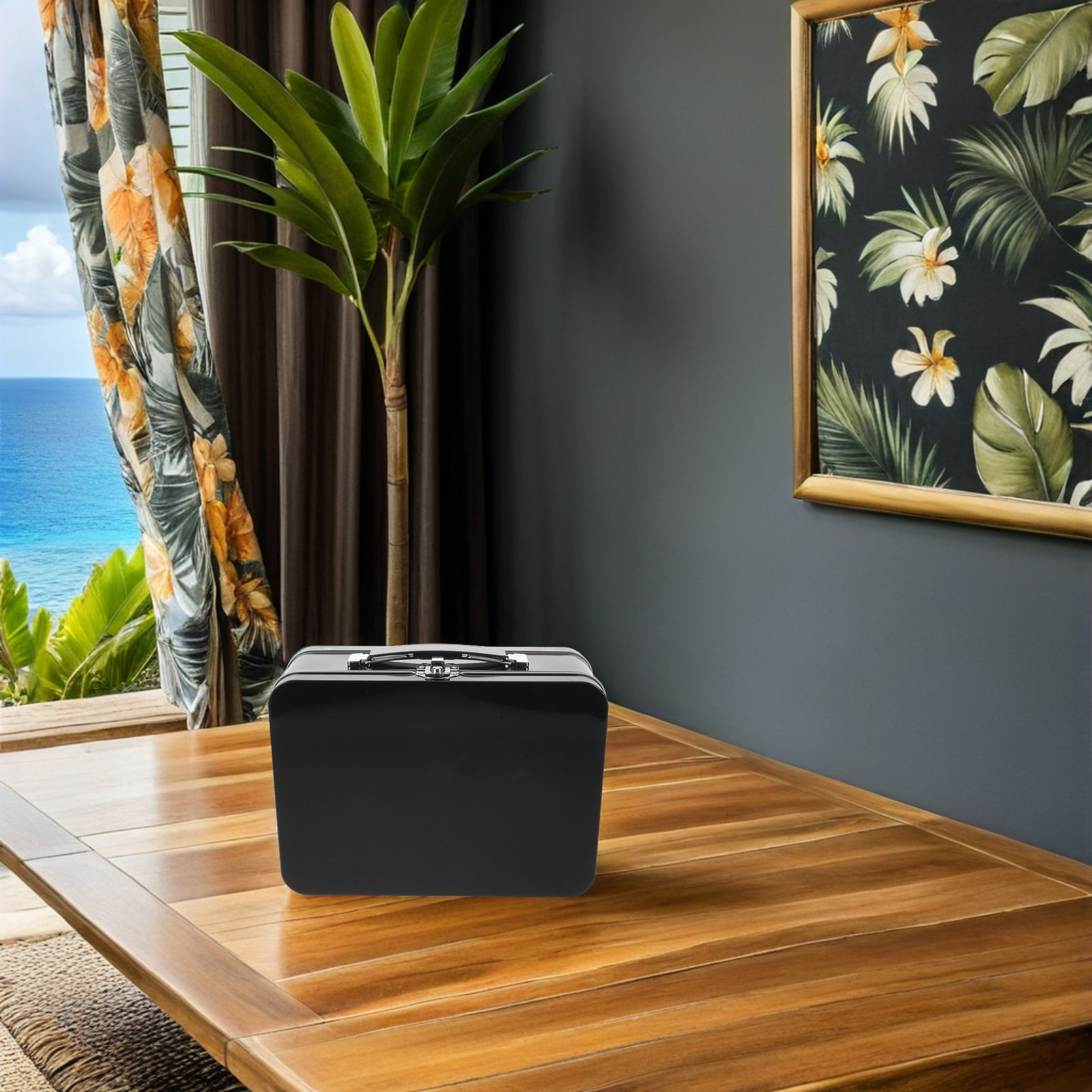 Lonchera de hojalata, contened - Food Storage Lock Box reseña y precio