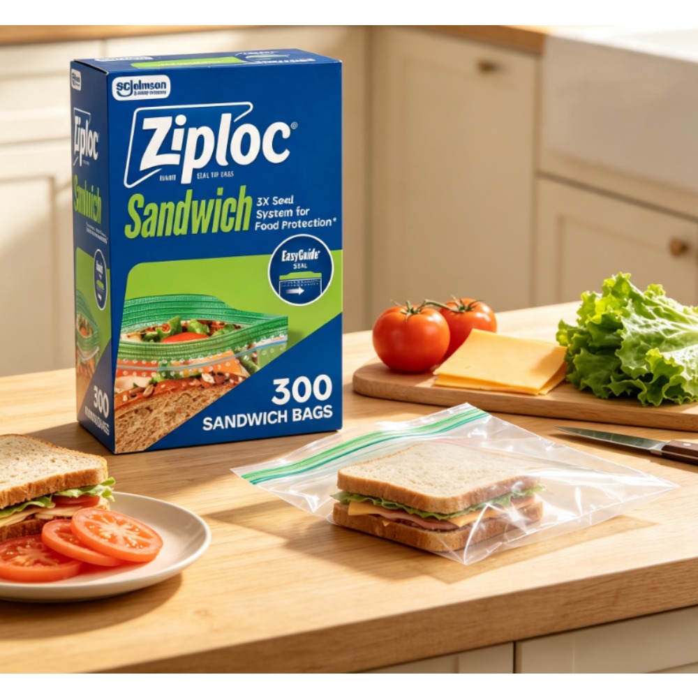 Ziploc ®   Bolsas para sándwic - Food Storage Brands reseña y precio