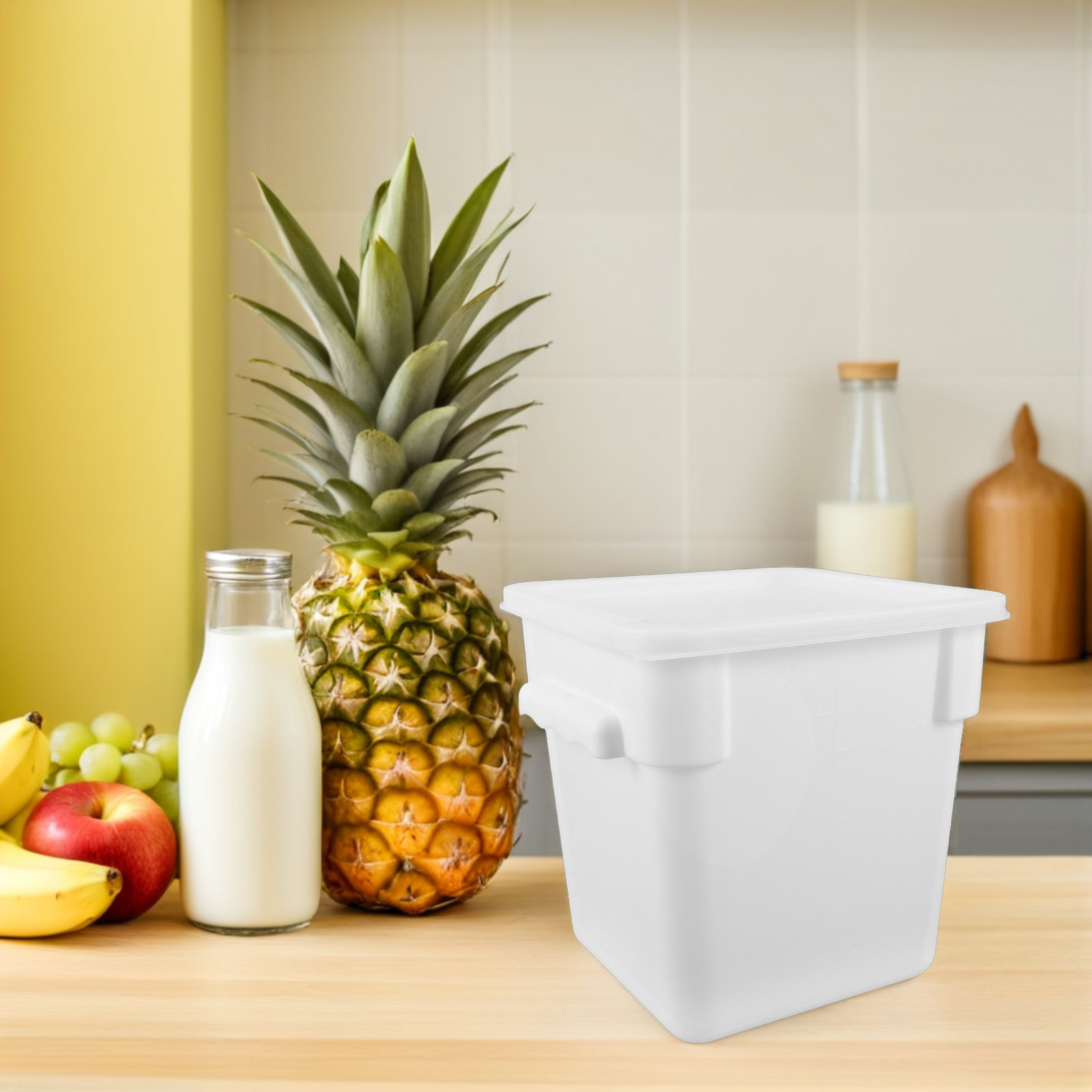 Contenedor Cuadrado de Plástic - Food Storage In The Kitchen reseña y precio