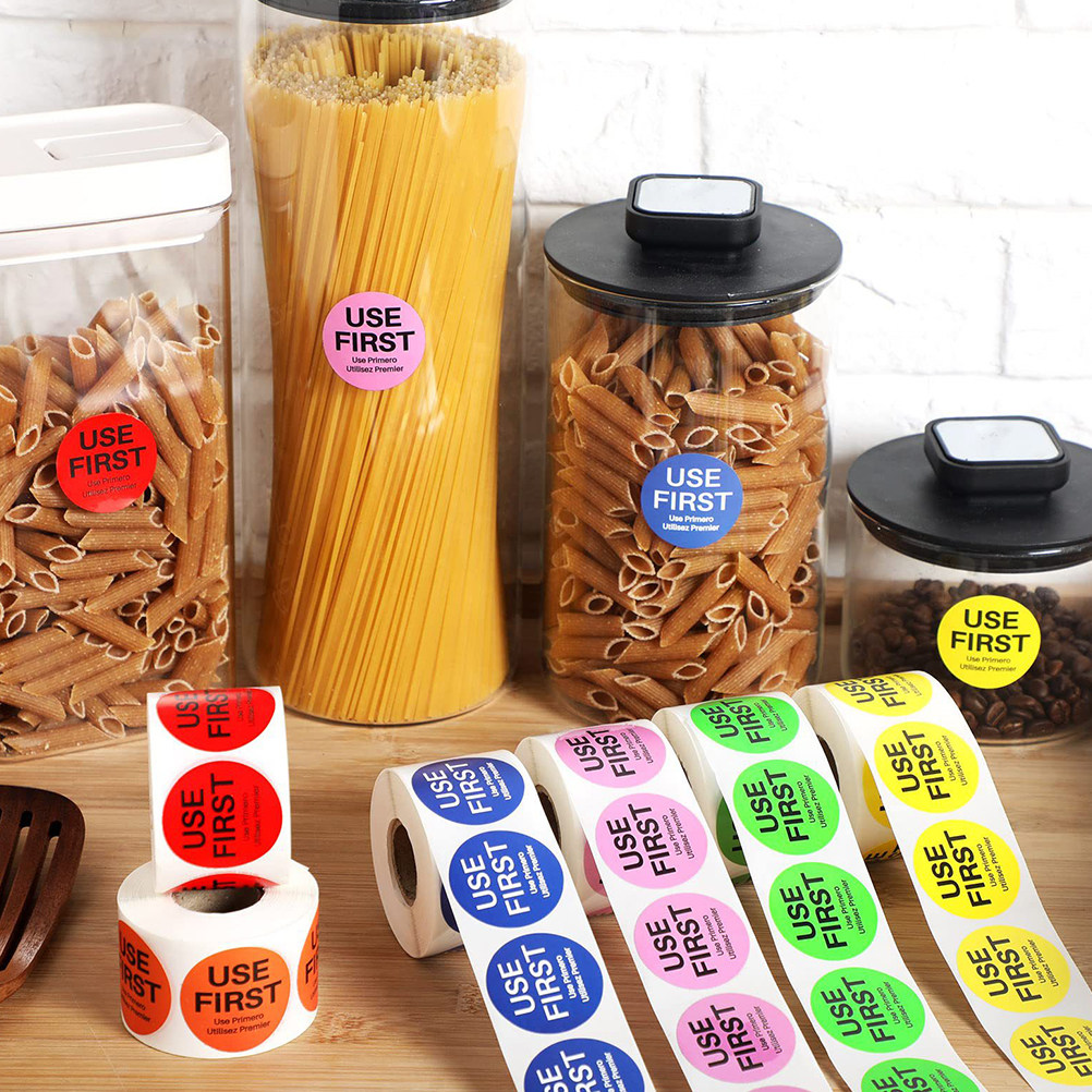 3 Rollos de Etiquetas de Contr - Food Storage In Restaurant reseña y precio
