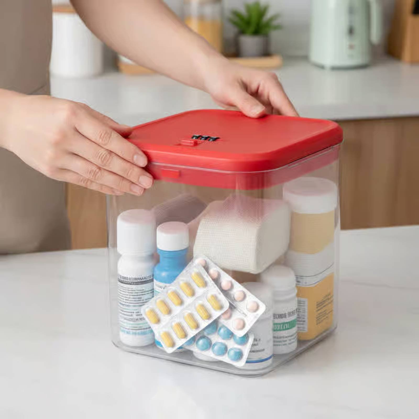Caja Transparente con Cerradur - Food Storage In The Kitchen reseña y precio