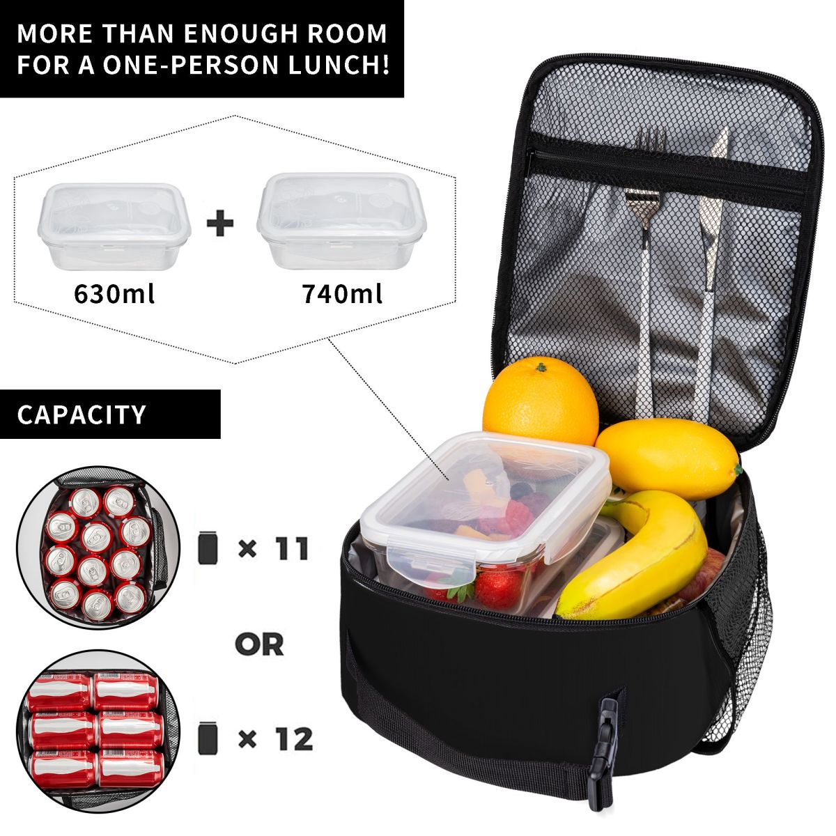 Bolsa de Almuerzo para Oficina - Food Storage Brands reseña y precio