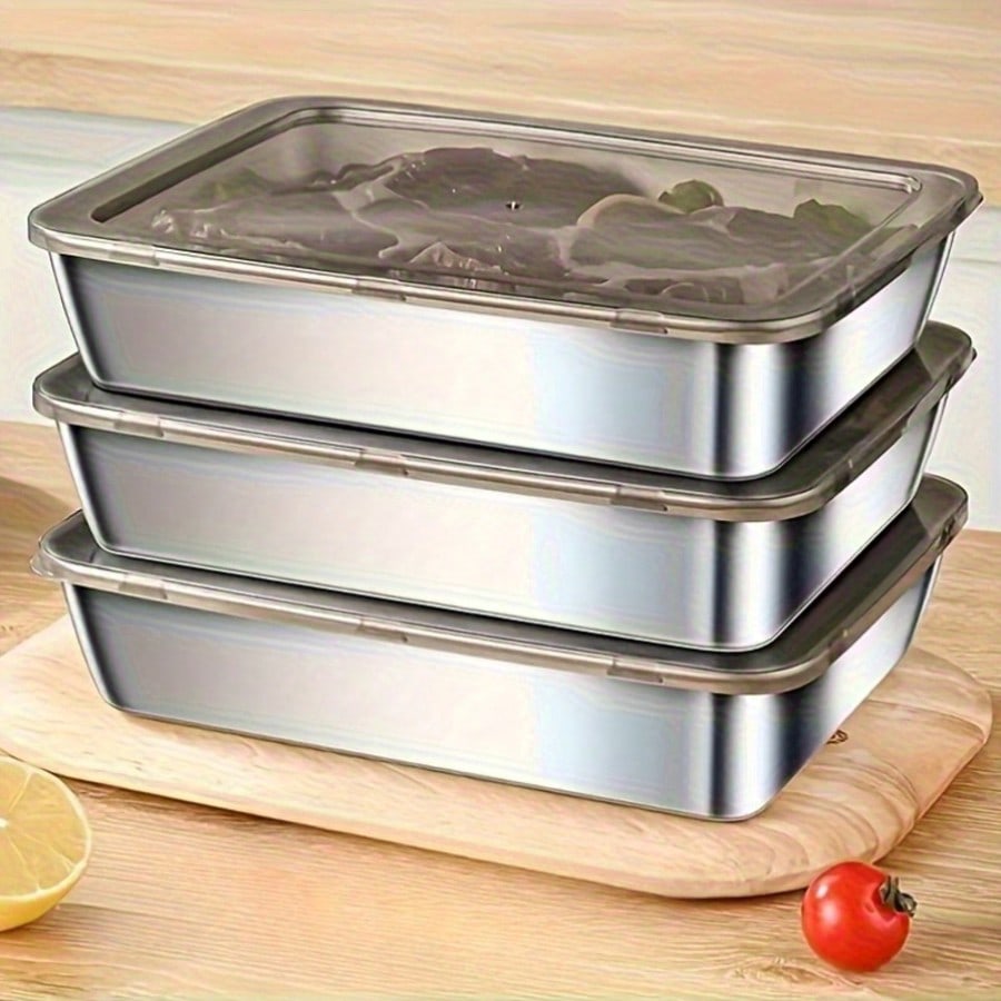 Juego de 6 recipientes (3 caja - Food Storage Essentials reseña y precio