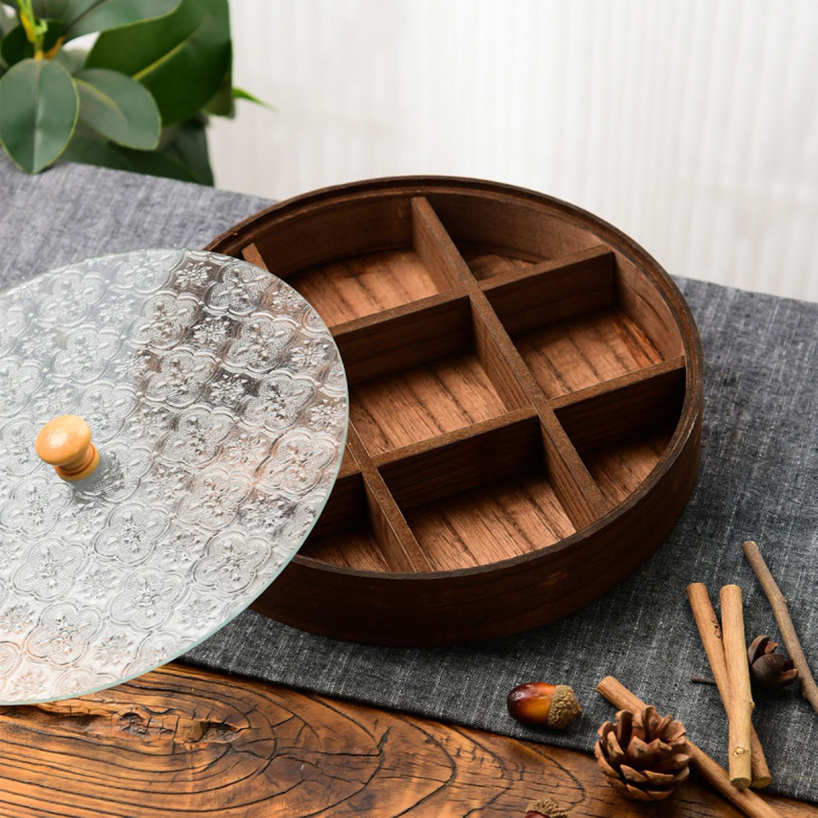 Bandeja de Servir de Madera de - Food Storage With Glass Lids reseña y precio