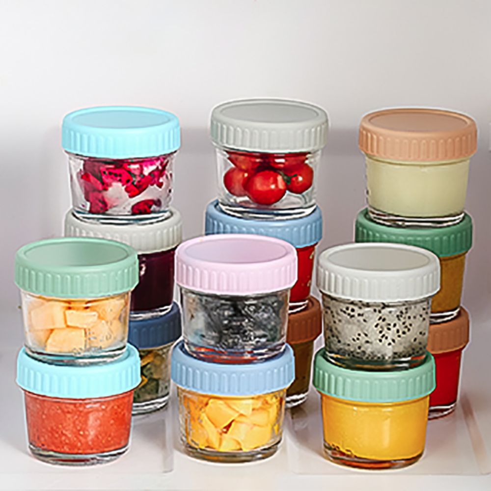 Juego de 6 Frascos de Vidrio p - Food Storage With Glass Lids reseña y precio