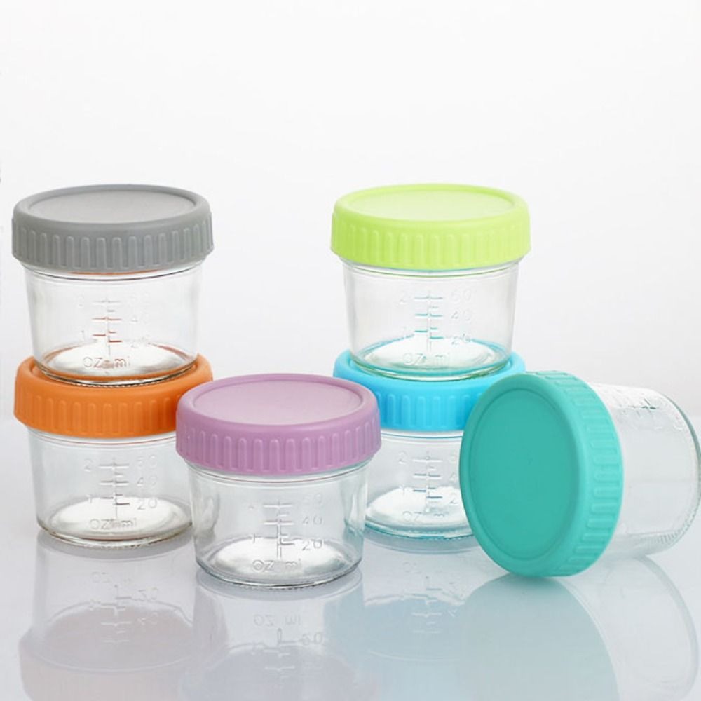 Juego de 6 Frascos de Vidrio p - Food Storage With Glass Lids reseña y precio