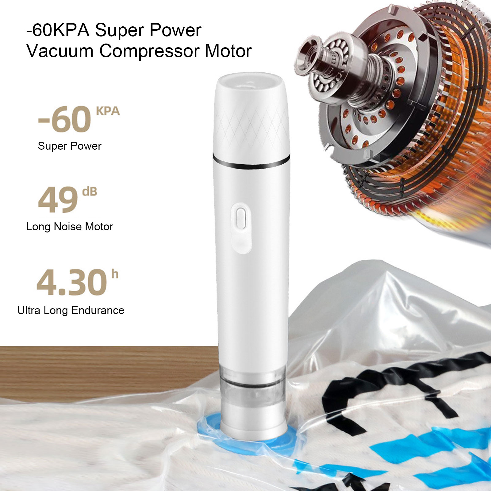 Bomba de aire eléctrica sellad - Food Storage Vacuum reseña y precio