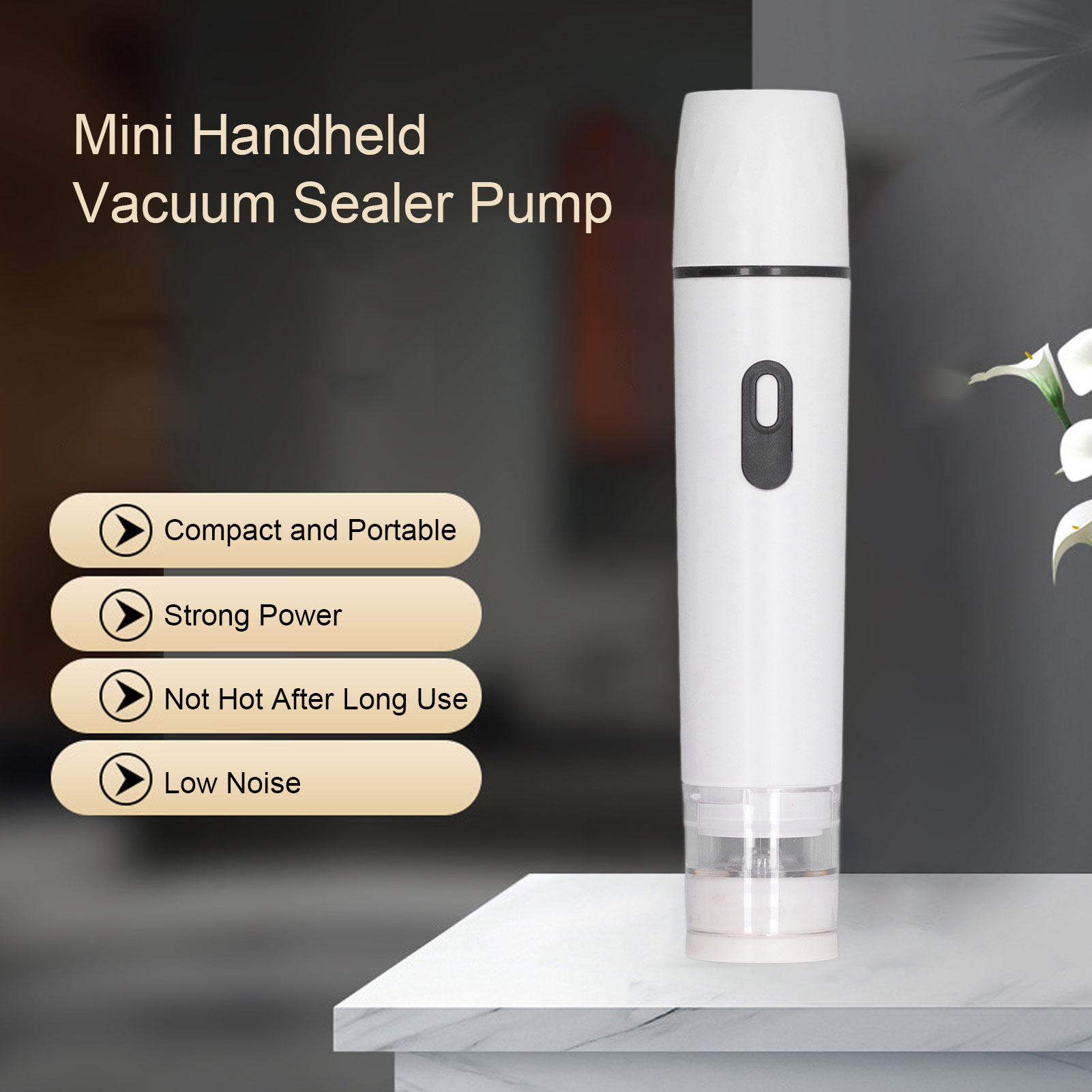 Bomba de aire eléctrica sellad - Food Storage Vacuum reseña y precio