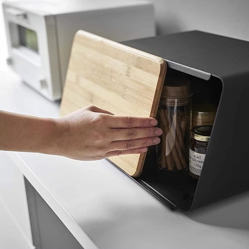 Caja de pan de bambú para alma - Food Storage In Pantry reseña y precio