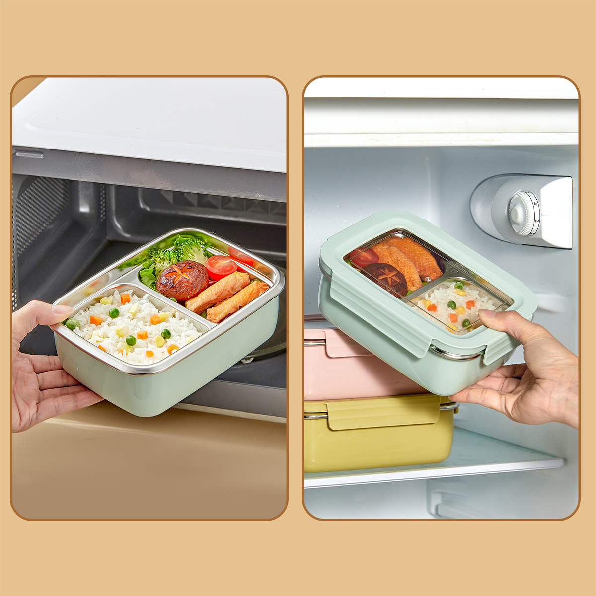 Fiambrera con compartimento de - Food Storage Hot reseña y precio