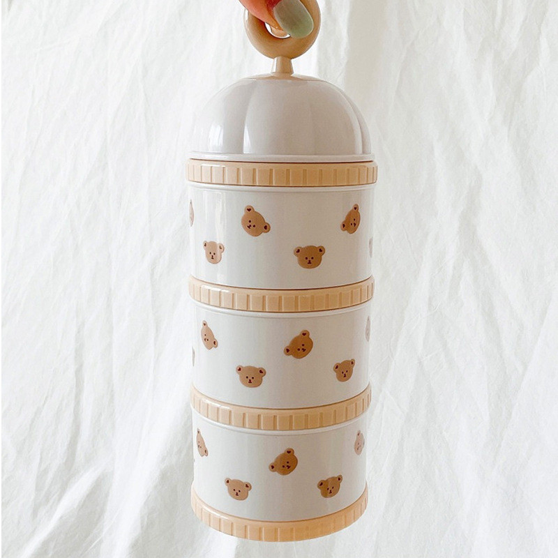 Caja de leche en polvo de oso  - Food Storage For Baby reseña y precio
