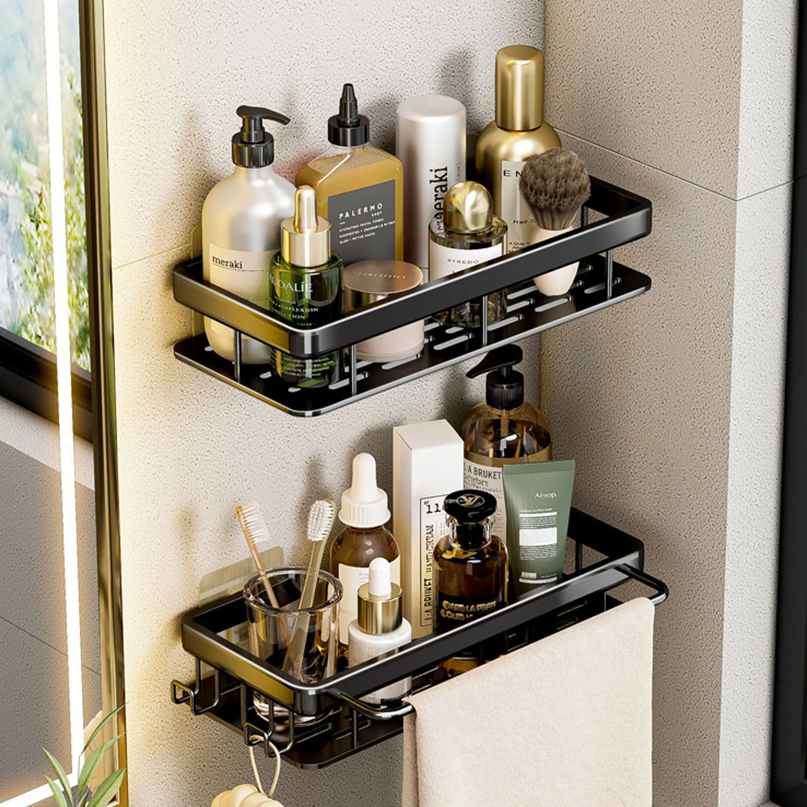 Estante de Baño sin Taladro, S - Food Storage Shelving reseña y precio