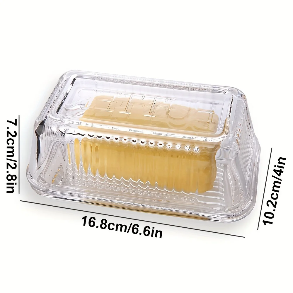 Plato de mantequilla transpare - Food Storage With Glass Lids reseña y precio