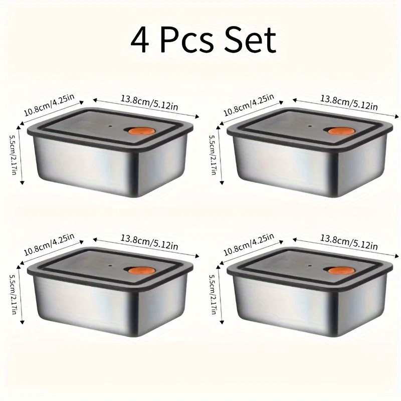 Juego de 4 Recipientes de Alma - Food Storage In Pantry reseña y precio