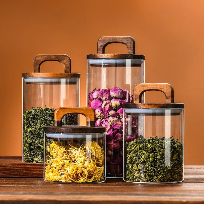 Tarro de vidrio transparente c - Food Storage With Glass Lids reseña y precio