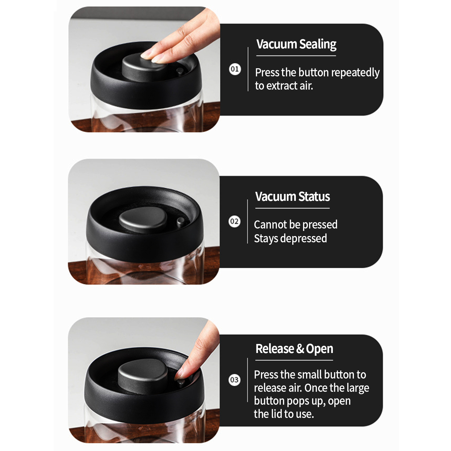 Recipiente para café al vacío  - Food Storage Meals reseña y precio