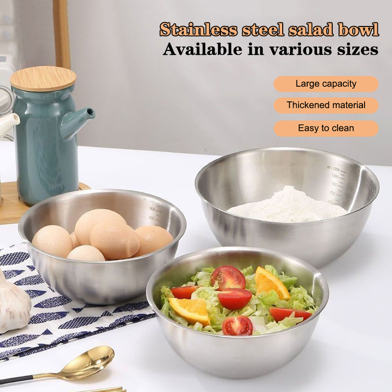 Juego de cuencos de acero inox - Food Storage Essentials reseña y precio