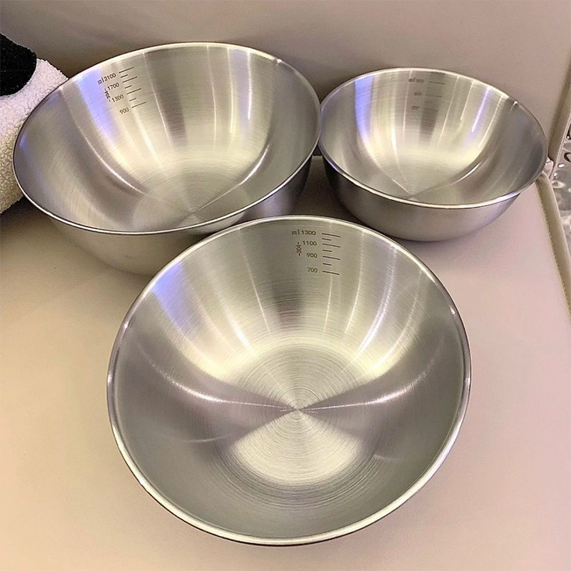 Juego de cuencos de acero inox - Food Storage Essentials reseña y precio