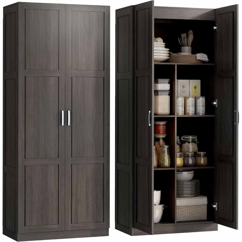 HOMCOM Armario de Cocina Alto  - Food Storage Kitchen Cabinet reseña y precio