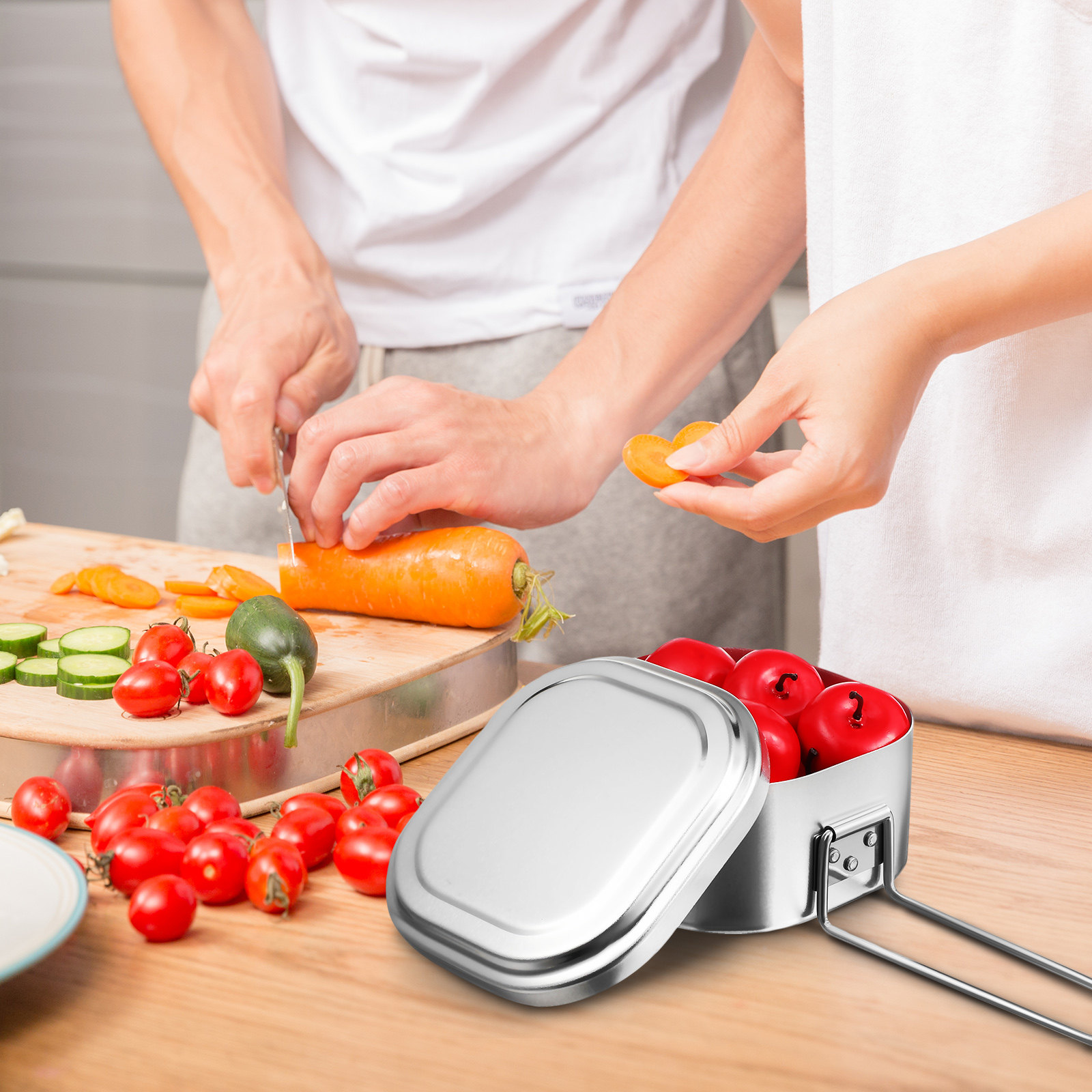 Lonchera de Aluminio de 950 ml - Food Storage Aluminum Containers reseña y precio