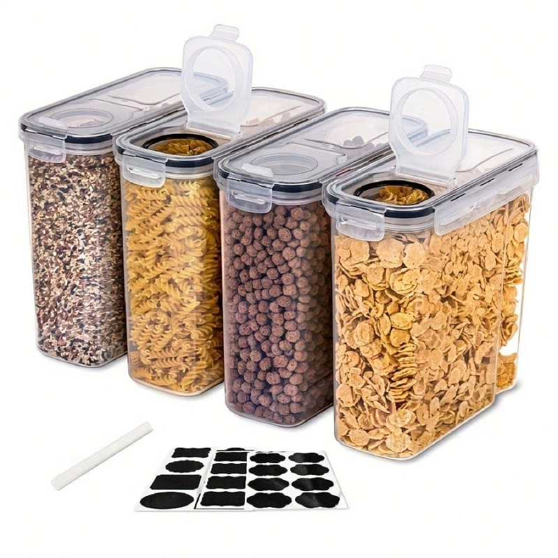 Paquete de 4 Recipientes Hermé - Food Storage In Pantry reseña y precio