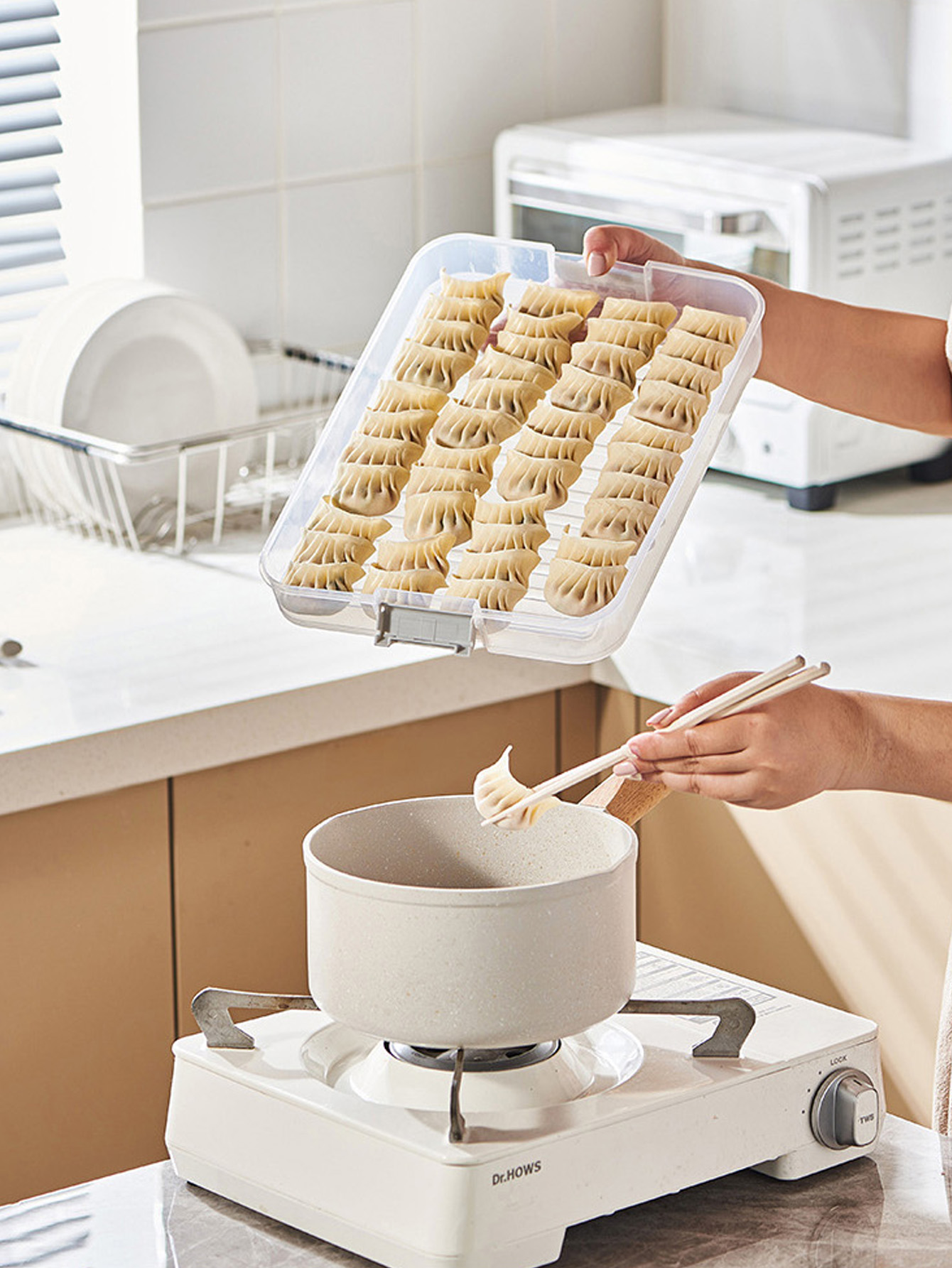 Organizador multicapa de dumpl - Food Storage Essentials reseña y precio