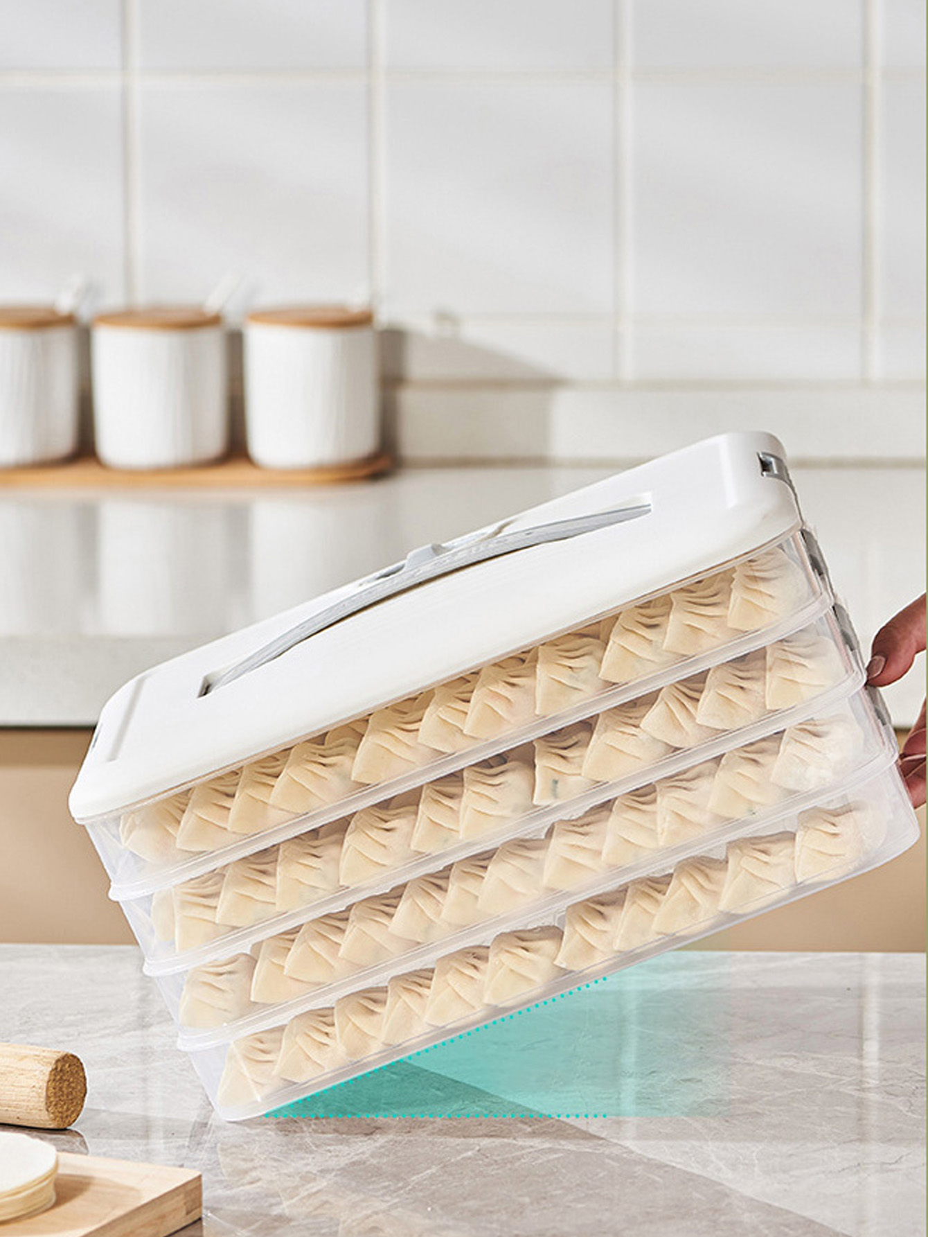 Organizador multicapa de dumpl - Food Storage Essentials reseña y precio