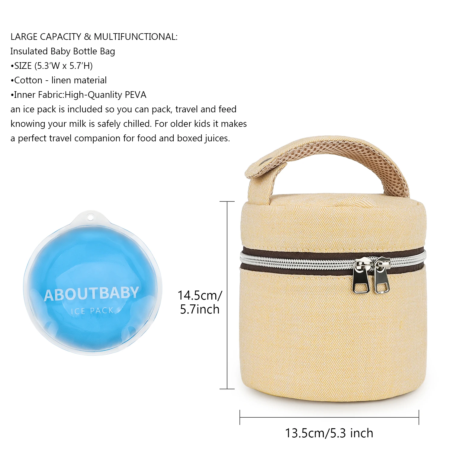 Bolsa para biberones impermeab - Food Storage For Baby reseña y precio