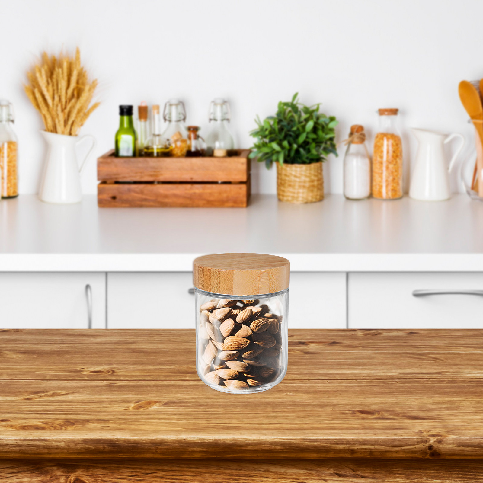 4 Frascos de Vidrio para Almac - Food Storage In Pantry reseña y precio
