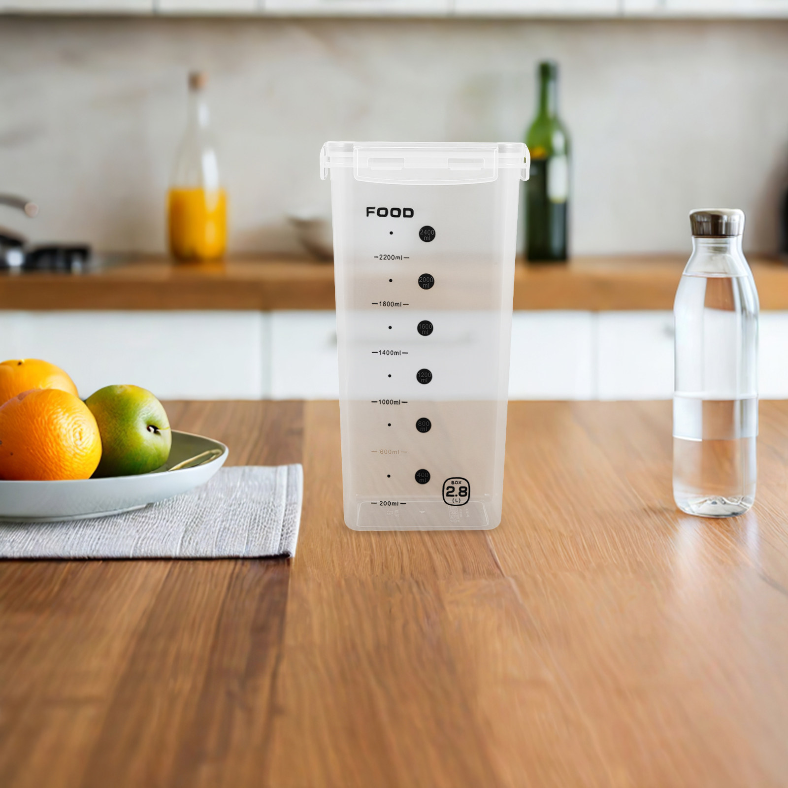 2 Recipientes Transparentes He - Food Storage In The Kitchen reseña y precio