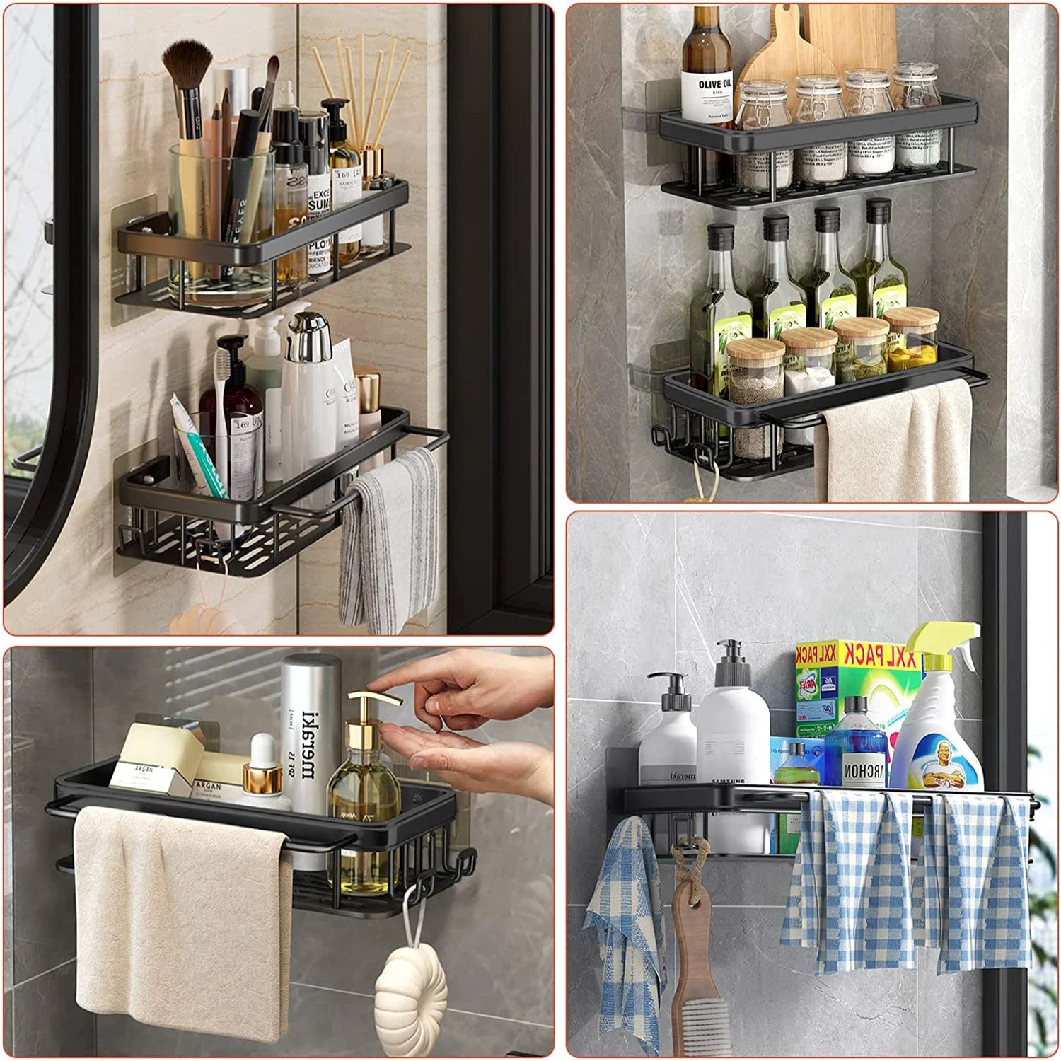 Estante de baño, organizador d - Food Storage Shelving reseña y precio