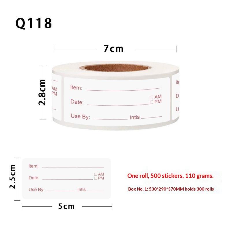 500 unidades/rollo, 5*2.5cm, E - Food Storage In Restaurant reseña y precio